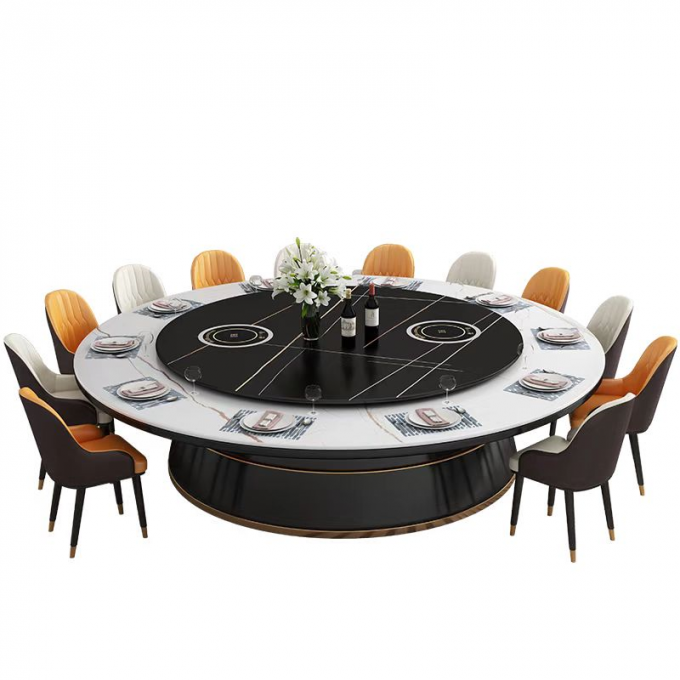 High End Custom Restaurant Furniture Large Round Table 0