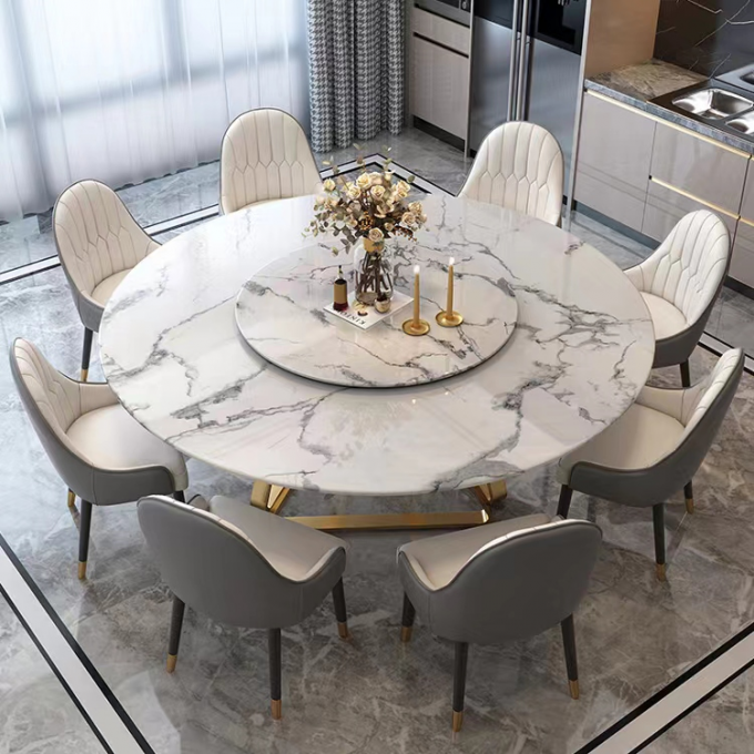 High End Custom Restaurant Furniture Large Round Table 2