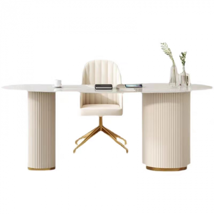 Modern Luxury Hotel Bedroom Desk Supreme White Rock Plate 0