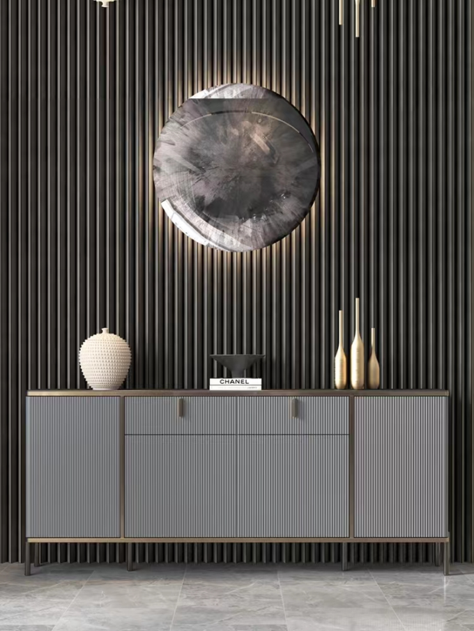 Modern Modern Light Wood Sideboard Hotel Luxury Sideboard Buffet 1