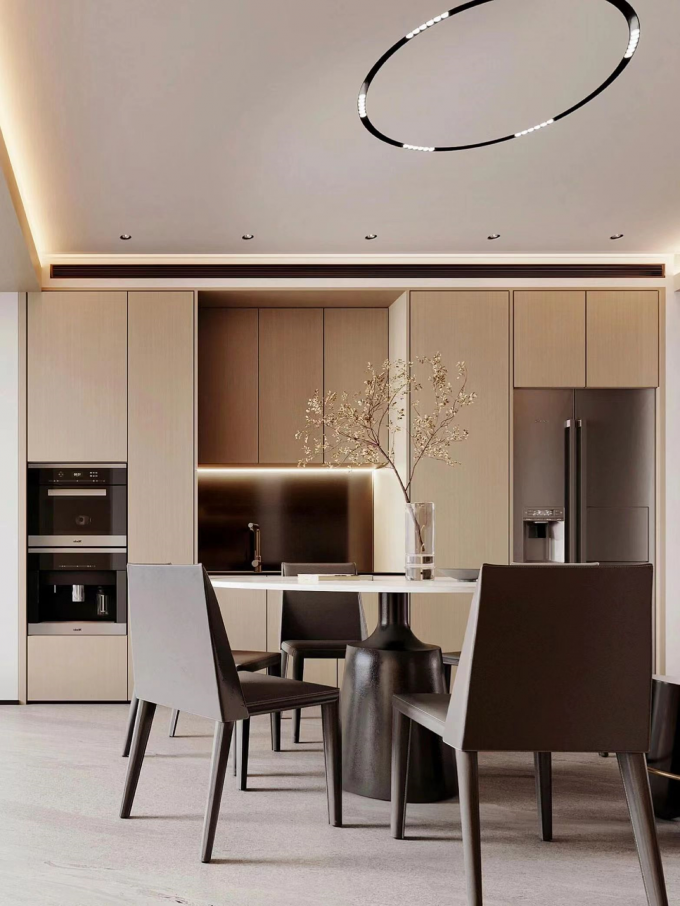 Custom Luxury Sideboard Cabinets With Wine Rack 0