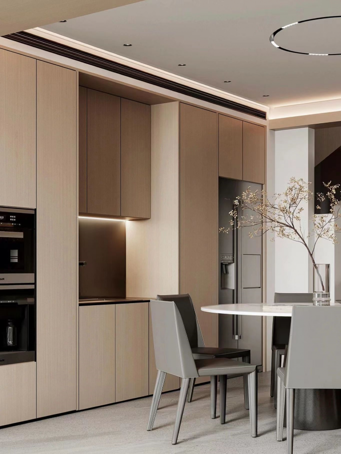 Custom Luxury Sideboard Cabinets With Wine Rack 1