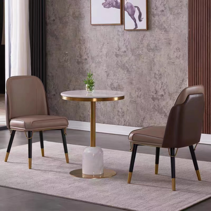 Marble Custom Coffee Table Iron Luxury Creative Table For Home Office 0