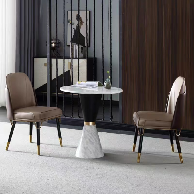 Marble Custom Coffee Table Iron Luxury Creative Table For Home Office 1