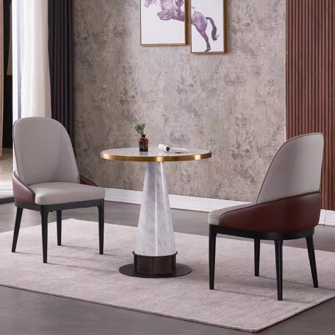 Marble Custom Coffee Table Iron Luxury Creative Table For Home Office 2