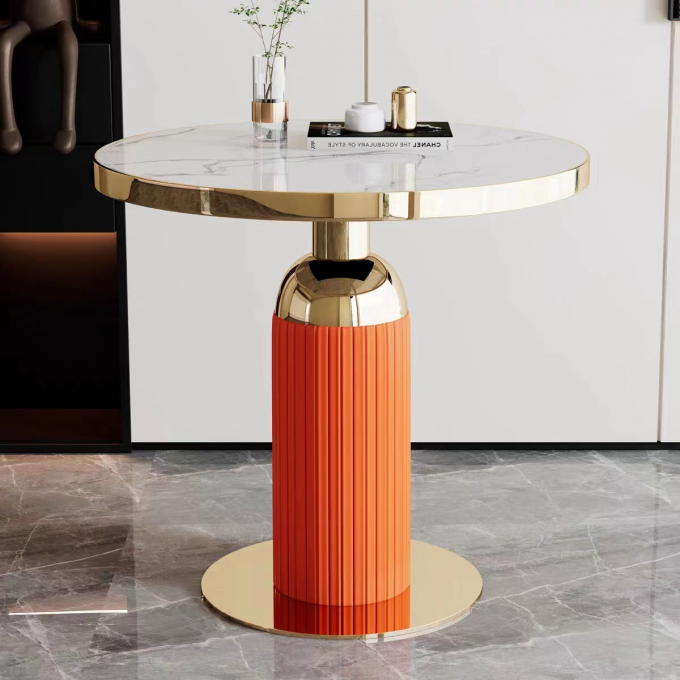 Hollow Out Marble Coffee Table Stainless Steel Living Room Coffee Table 1