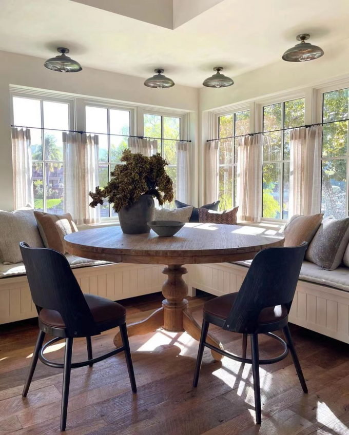 Modern Hotel Restaurant Furniture Fabric L Shaped Upholstered Bench 0