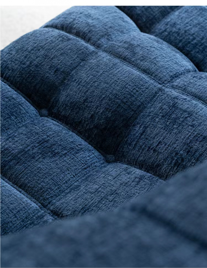 Classic Fashionable Waffle Fabric Sofa Hotel Retro Snuggle Chair 1