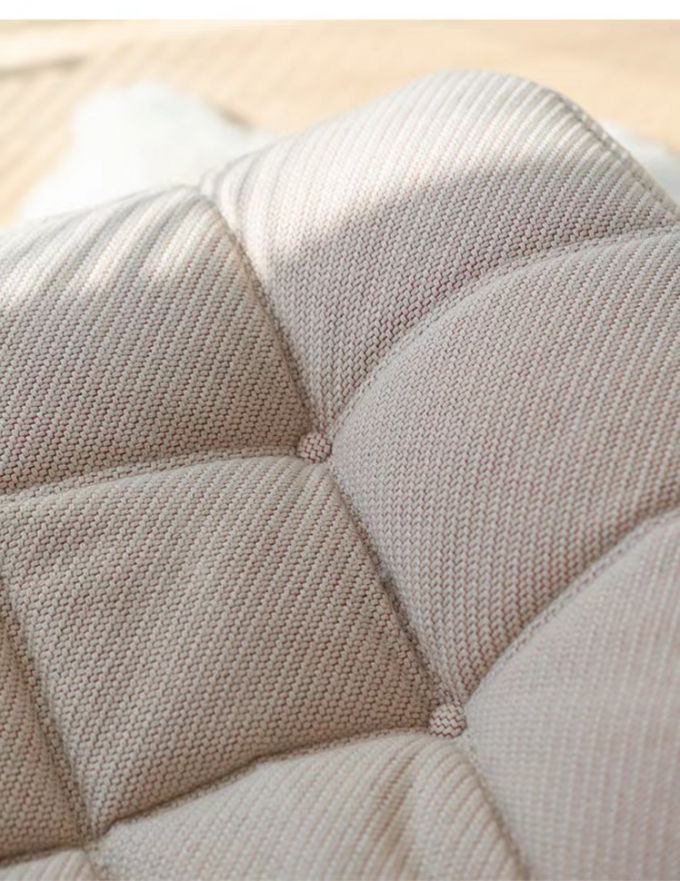 Classic Fashionable Waffle Fabric Sofa Hotel Retro Snuggle Chair 3