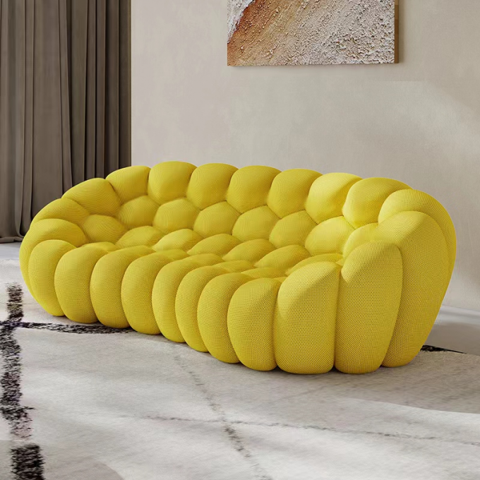 Luxury French Hotel Room Sofa Bubble Pumpkin Sofa 6