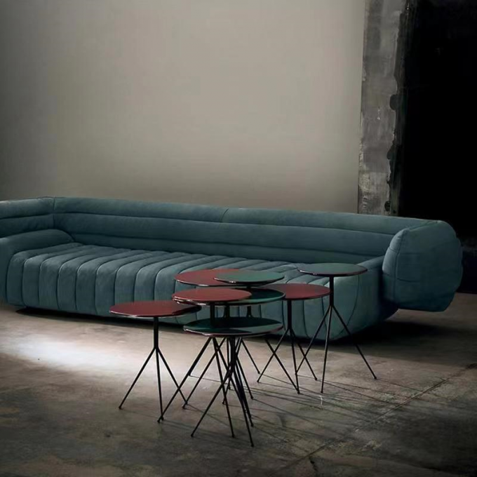 Postmodern Luxury Hotel Furniture Sofa Grand Piano With Velvet Fabric 4