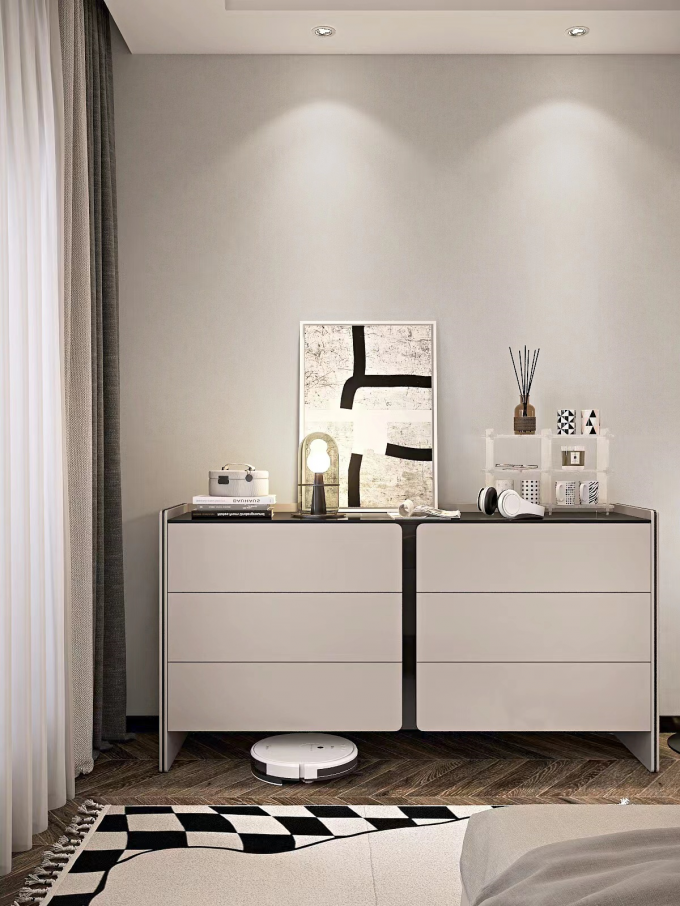 Hotel Modern Dressing Table Storage Bin Cabinet Makeup Vanity Table 0