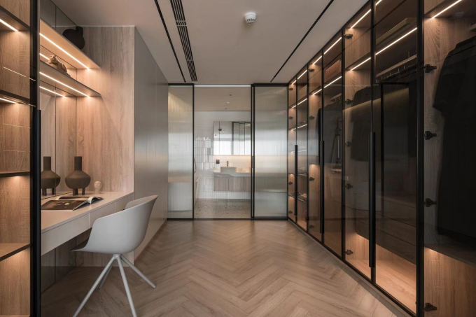 Luxury Wardrobe Hotel Room Cabinets Bedroom Dressing  Cabinet Integrated 0