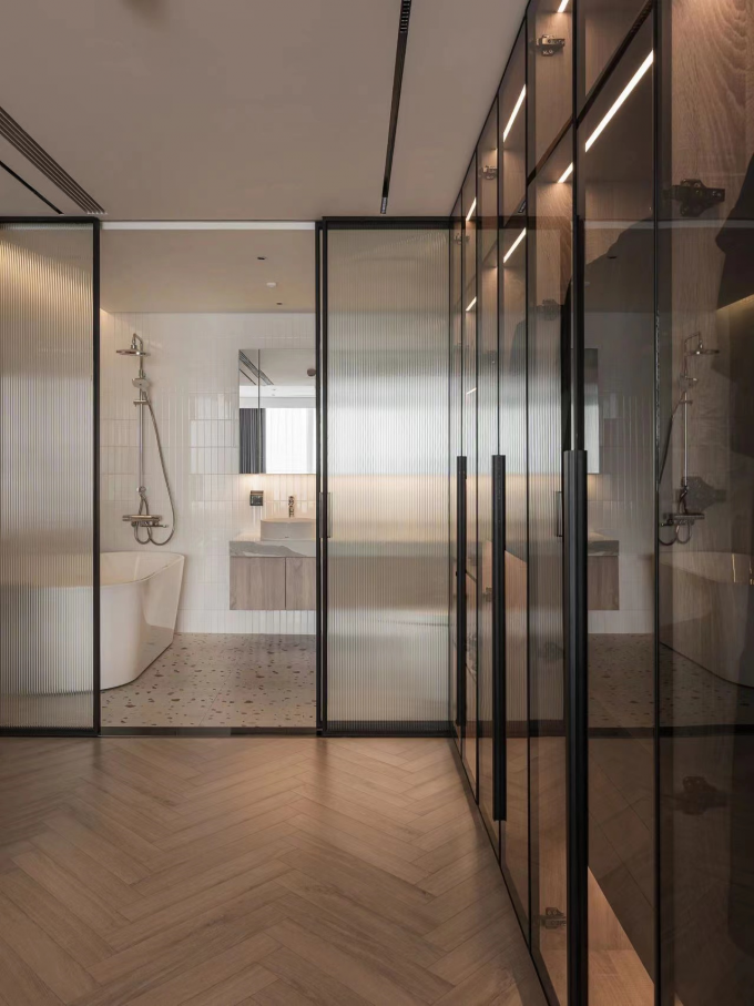 Luxury Wardrobe Hotel Room Cabinets Bedroom Dressing Cabinet Integrated 5