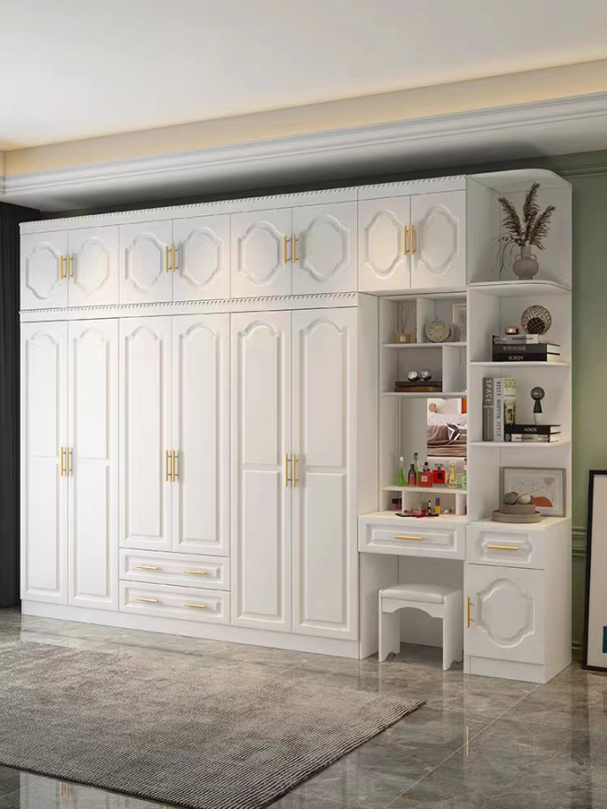 Sliding Door Wardrobe One Door Storage Cabinet Hotel Bedroom Furniture 0