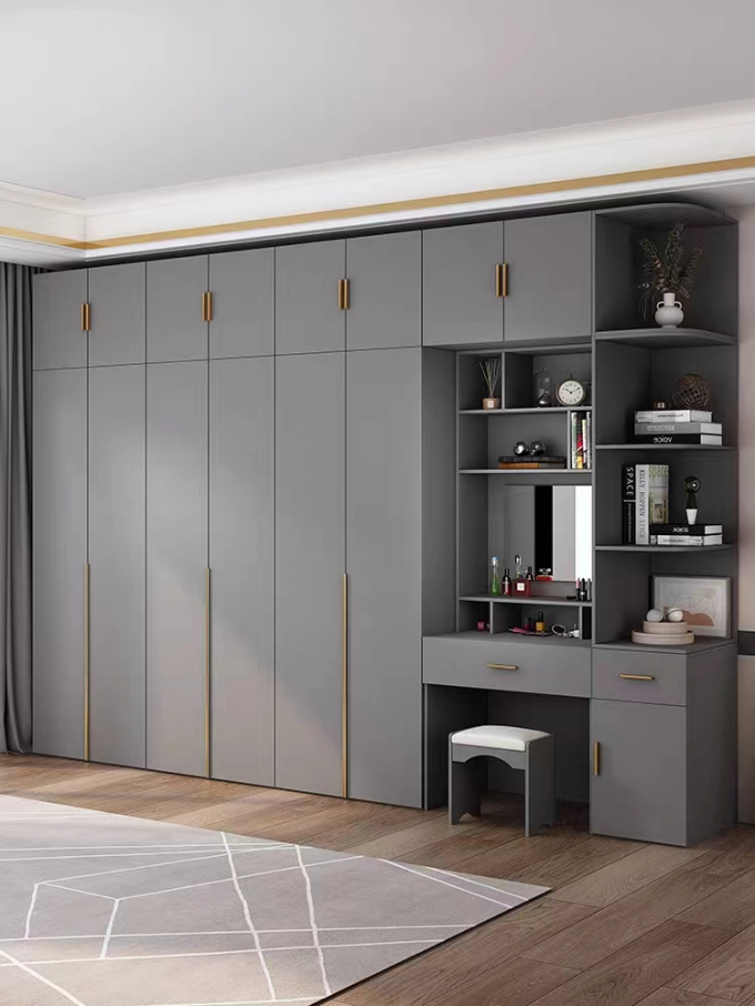 Sliding Door Wardrobe One Door Storage Cabinet Hotel Bedroom Furniture 1
