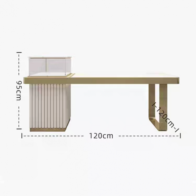 MDF Luxury Display Cabinets Cabinets Window Luxury Jewelry Display Cases 0