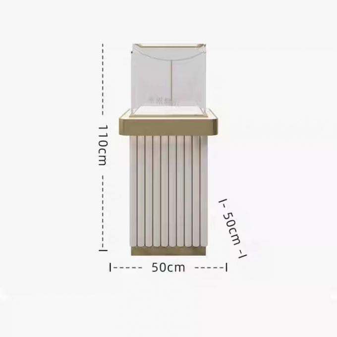 MDF Luxury Display Cabinets Cabinets Window Luxury Jewelry Display Cases 1