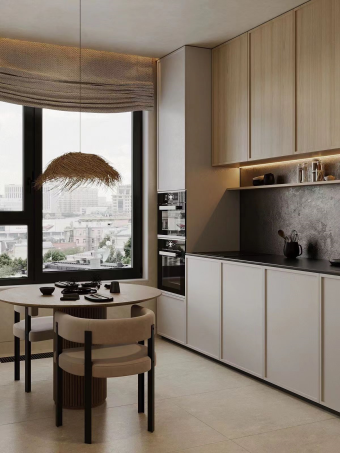 18mm Countertops Hotel Kitchen Cabinets Overall Quartz Stone 0