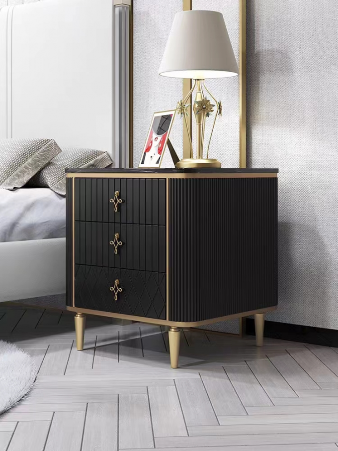 Rock Plate Modern Luxury Sideboard Cabinets Multifunctional Metal Locker Storage Custom 3