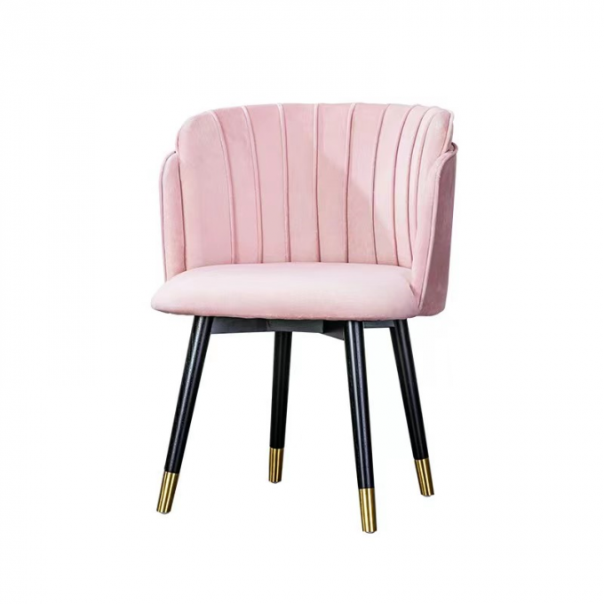 Custom Leather Solo Sofa Chair Four Feet Hotel Restaurant 4