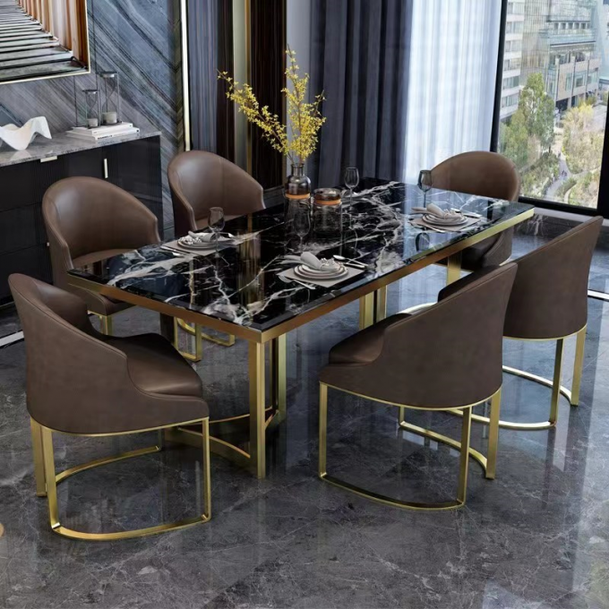 Quartz Hotel Restaurant Furniture Custom Restaurant Tables Set 1
