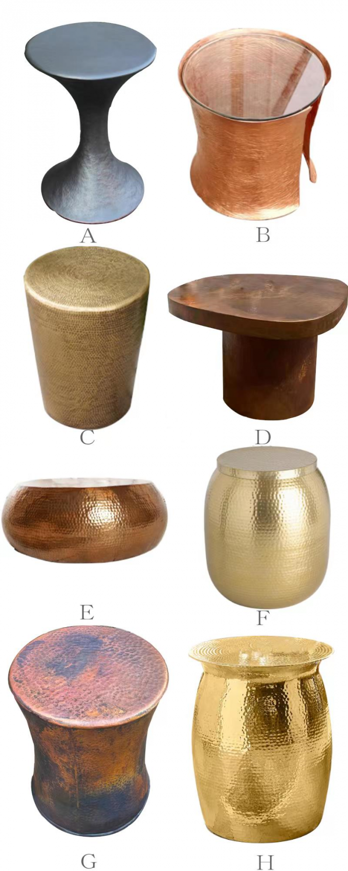 Upholstery Stainless Steel Lobby Golden Coffee Table Anti Rust 4