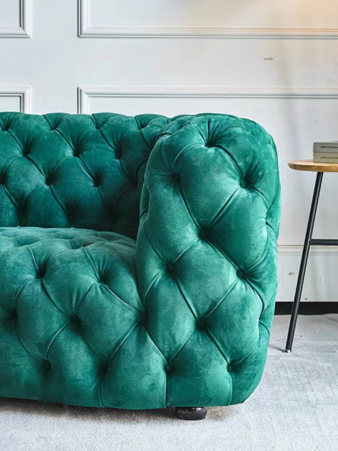 Plywood Commercial Hotel Lobby Furniture Sectional Velvet Sofa Sets 1