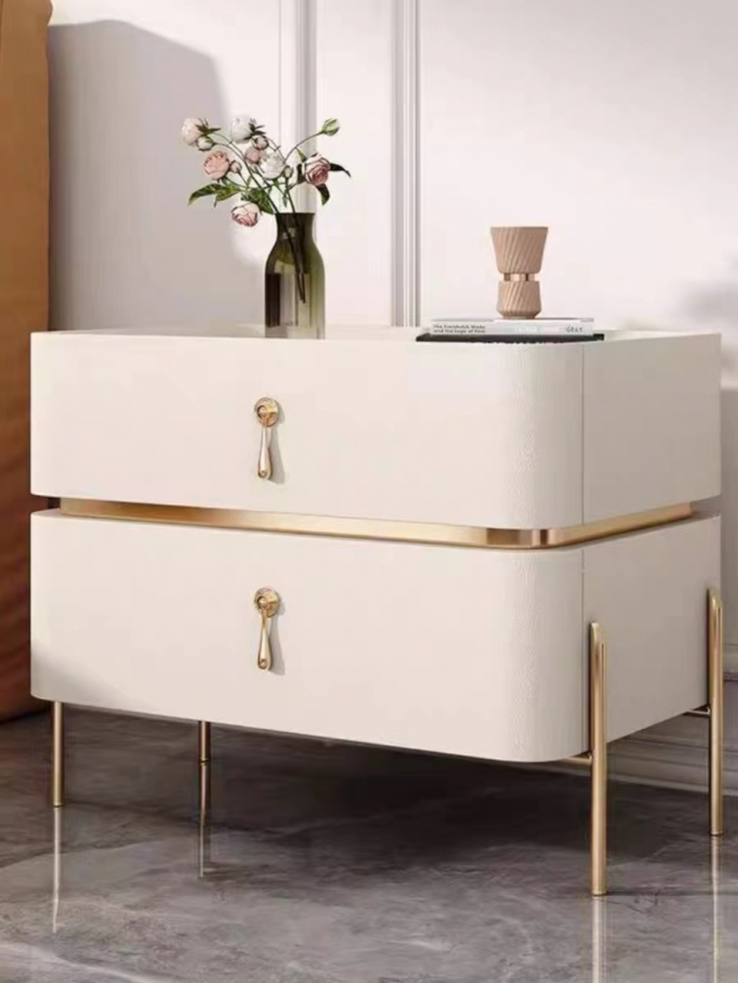 Modern Bedroom Smart Nightstand Beside Table 75*65cm 0