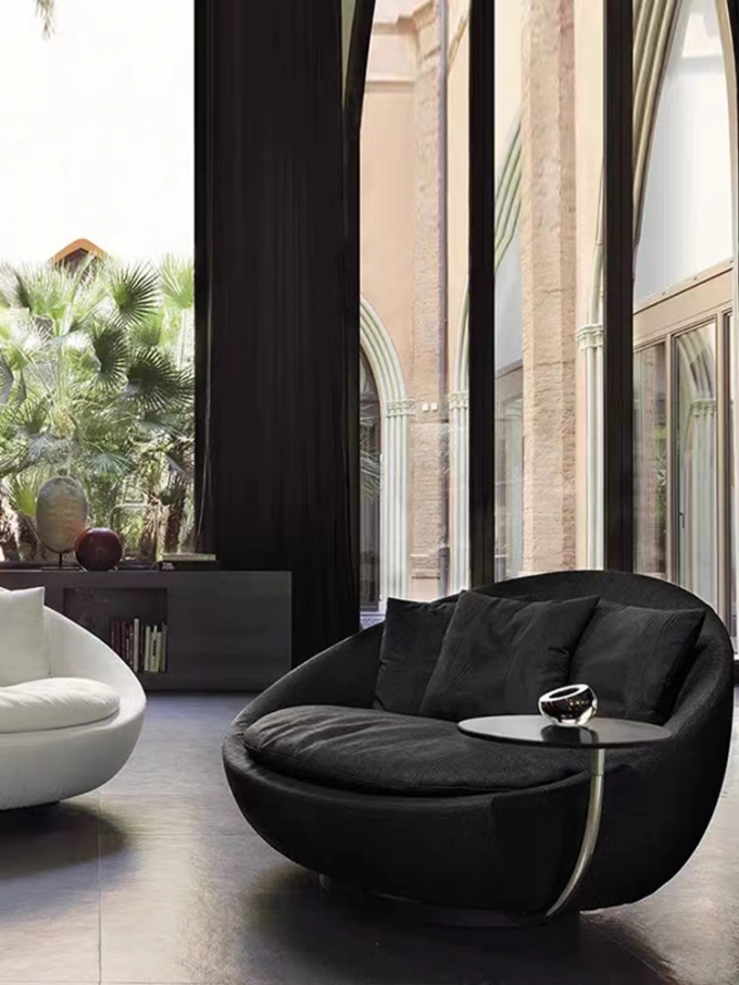 ODM OEM Villa Home Hotel Rotating Sofa Chair With Tray 0