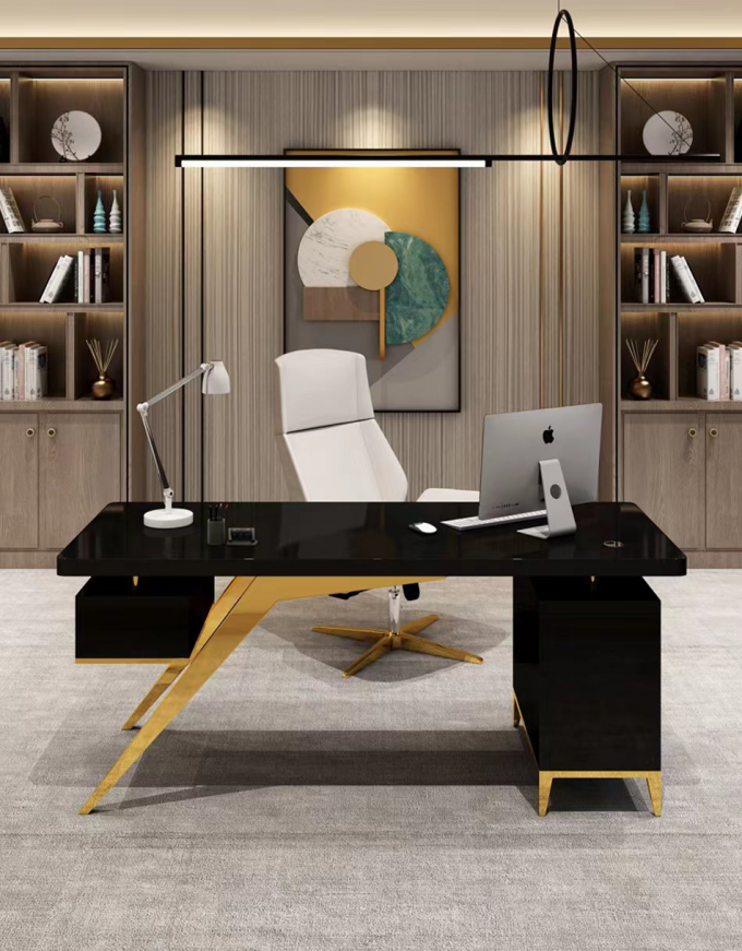 Modern Luxury Hotel Bedroom Desk Supreme White Rock Plate 2