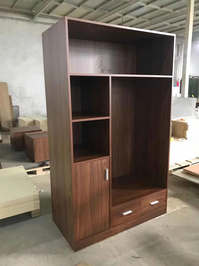 Custom Commercial Upholstered Storage Bed Solid Wood For Hotel Villa Home 2