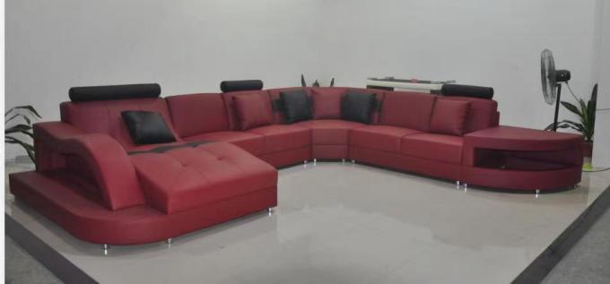 Custom Luxury Hotel Furniture Regal Elegance Antique Reclining Leather Sofa Bed Sectional 1