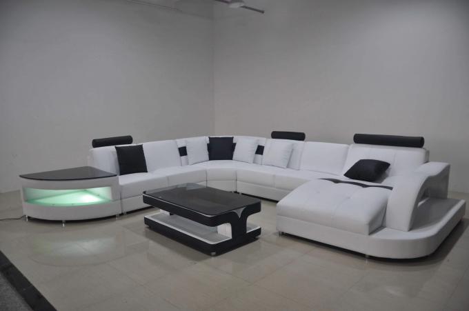 Custom Luxury Hotel Furniture Regal Elegance Antique Reclining Leather Sofa Bed Sectional 2