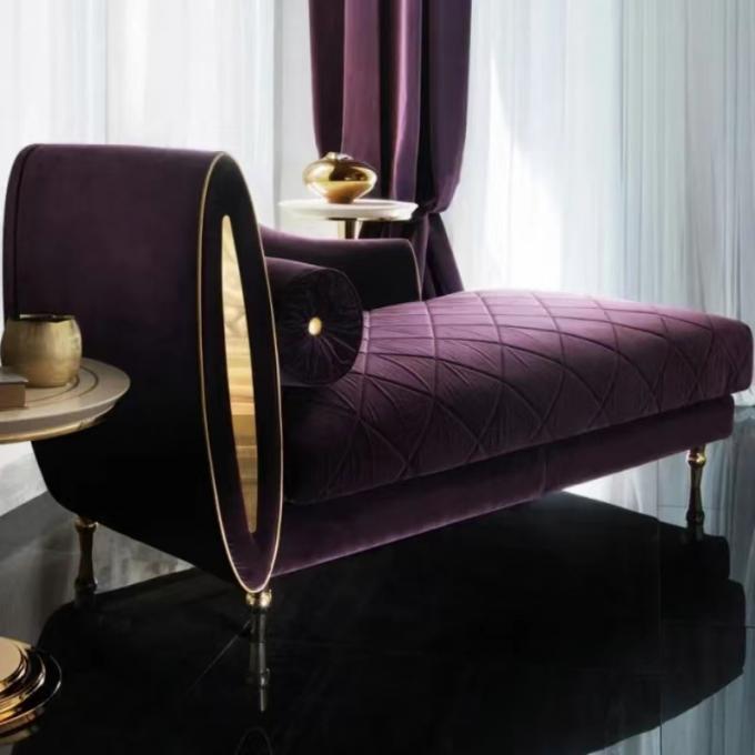 Velvet Haven Cozy Luxurious Lazy Sofa With Seating For Hotel Room 1