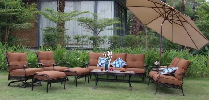 poolside Luxury Hotel Furniture Sun Bed Lounger Set High Backrest Garden Poolside Furniture 0