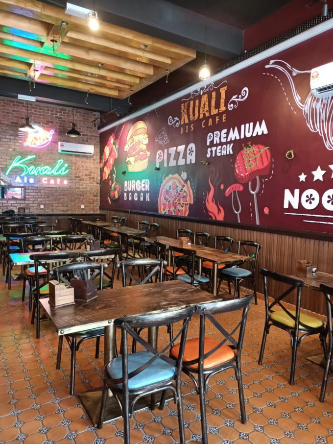 Large Retro Metal Cafe Restaurant Chair Sofa Set Economic Industrial Hotel Bar Shop 0