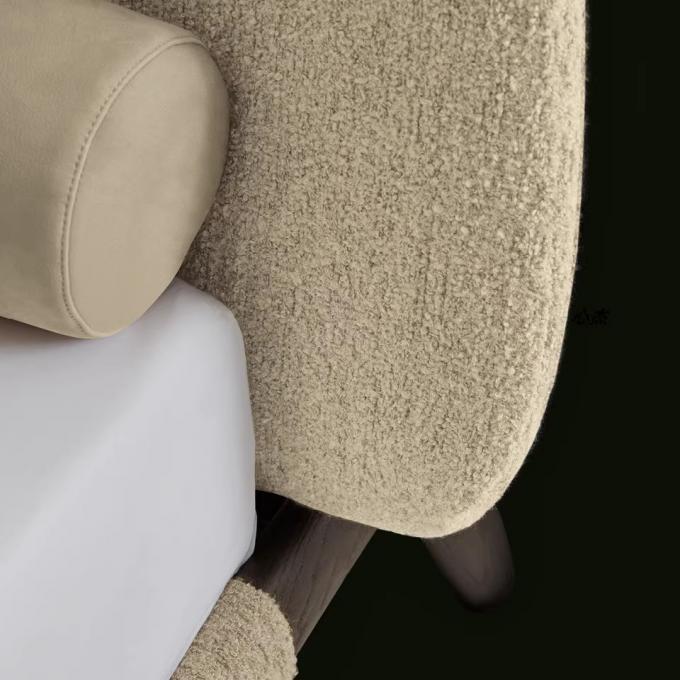 Customized Modern High End Hotel Bedroom Furniture Standard Comfortable Wooden Bed 4