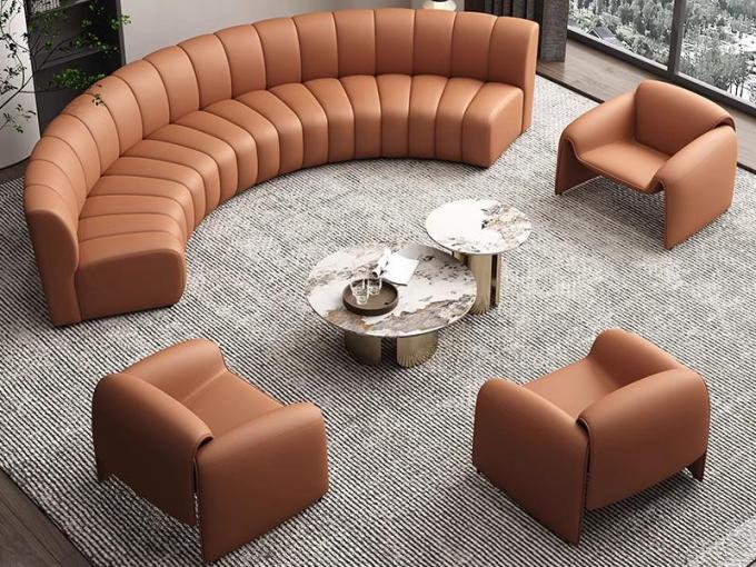 Star Hotel Lobby Furniture Reception Negotiation Sofa Chair Table Custom Size 1