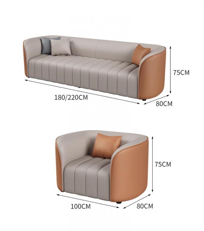 Customizable Size Luxury Hotel Lobby Booth Sofa Negotiation Table And Chairs 3