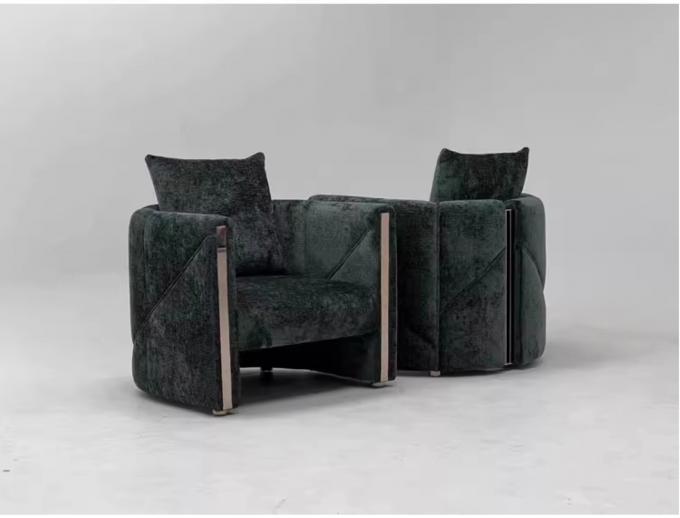 Italian Light Luxury Armchair Premium Sense Of Leisure Fabric Single Sofa Chair 1
