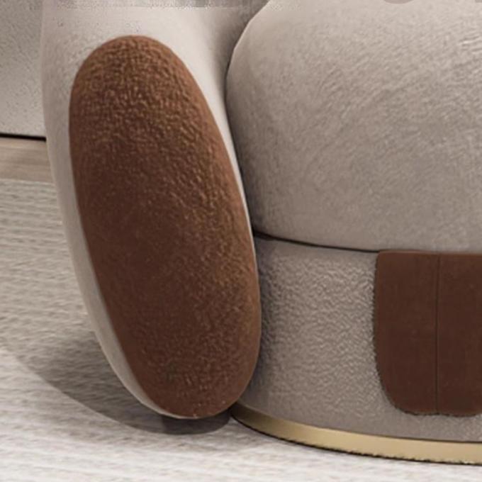 Fabric Swivel Sofa For Guest Rooms In Star Rated Hotels Single Chair With Armrests 4