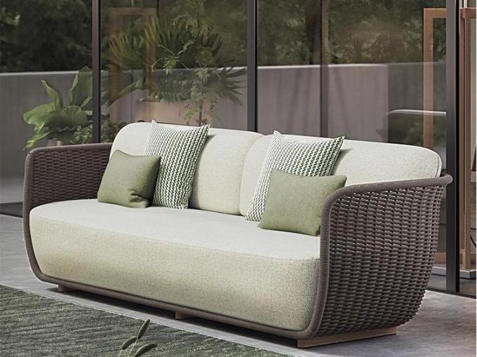 Luxury Five-Star Hotel Outdoor Rattan Sofa Combination 6 seating 1