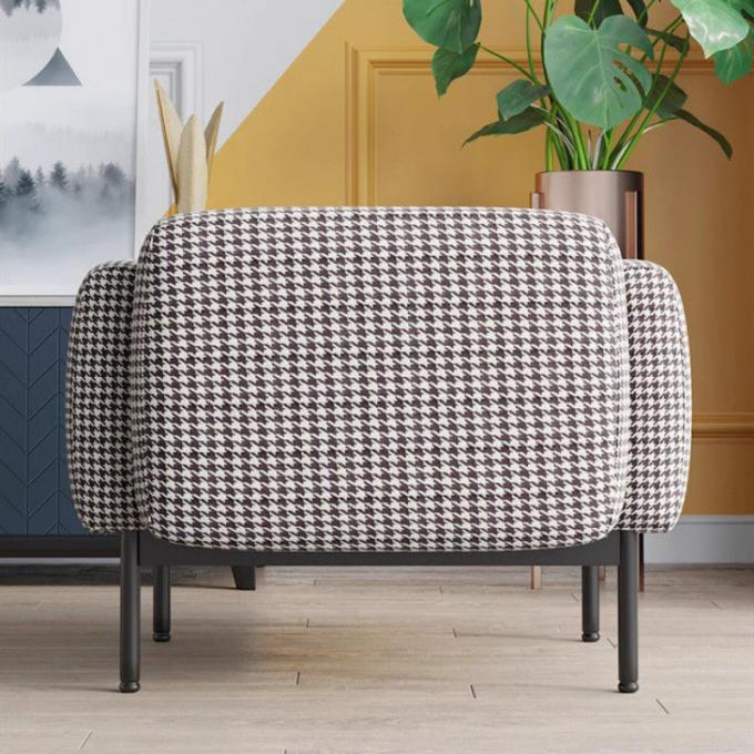 Hotel single sofa chair bedroom sofa custom fabric leisure chair 1