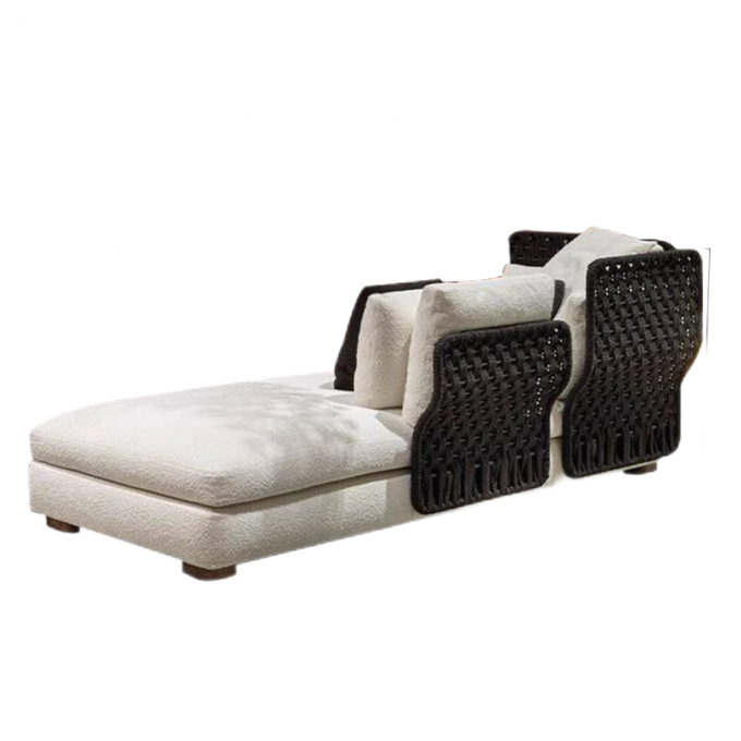 High-end Hotel Outdoor Modern Simple Woven Style Sofa Combination 2