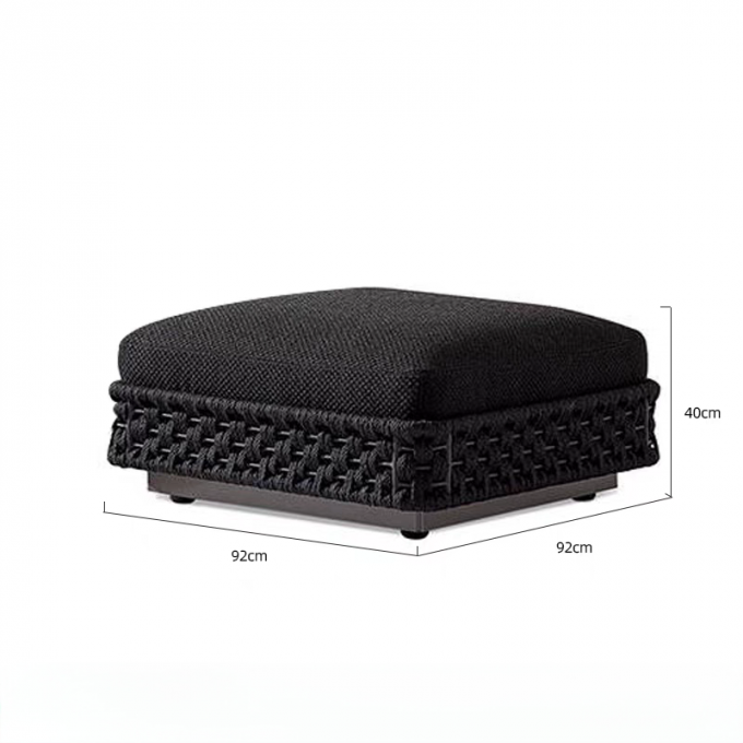 High-end Hotel Outdoor Modern Simple Woven Style Sofa Combination 4
