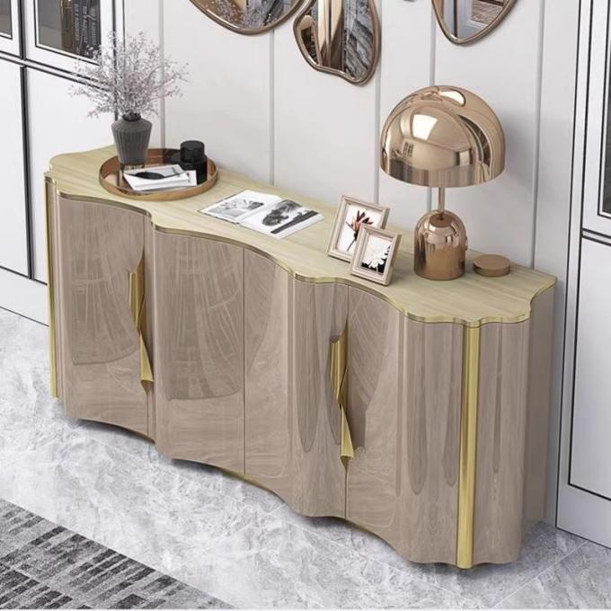 Hotel Dining Cabinet Modern Cabinet Stainless Steel Hotel Solid Wood Dining Cabinet 0