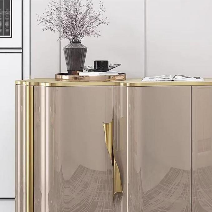 Hotel Dining Cabinet Modern Cabinet Stainless Steel Hotel Solid Wood Dining Cabinet 1