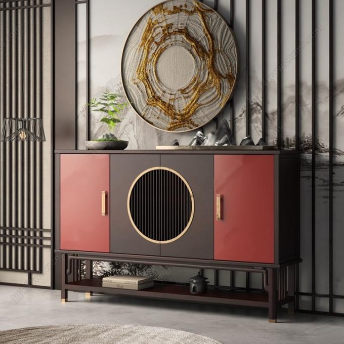 Hotel Solid Wood Deluxe Sideboard Customised Sideboard Storage Cabinet 3