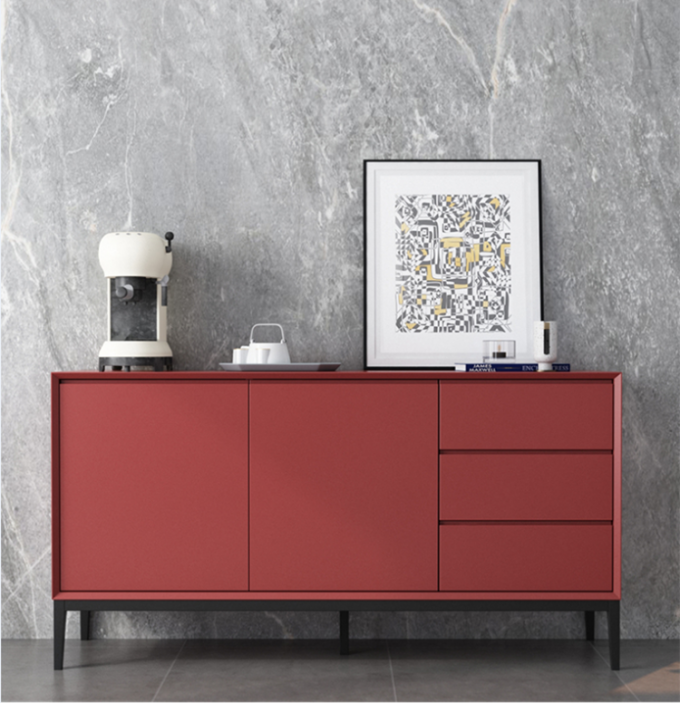 Hotel Solid Wood Deluxe Sideboard Customised Sideboard Storage Cabinet 4